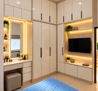 lemari kamar set minimalis