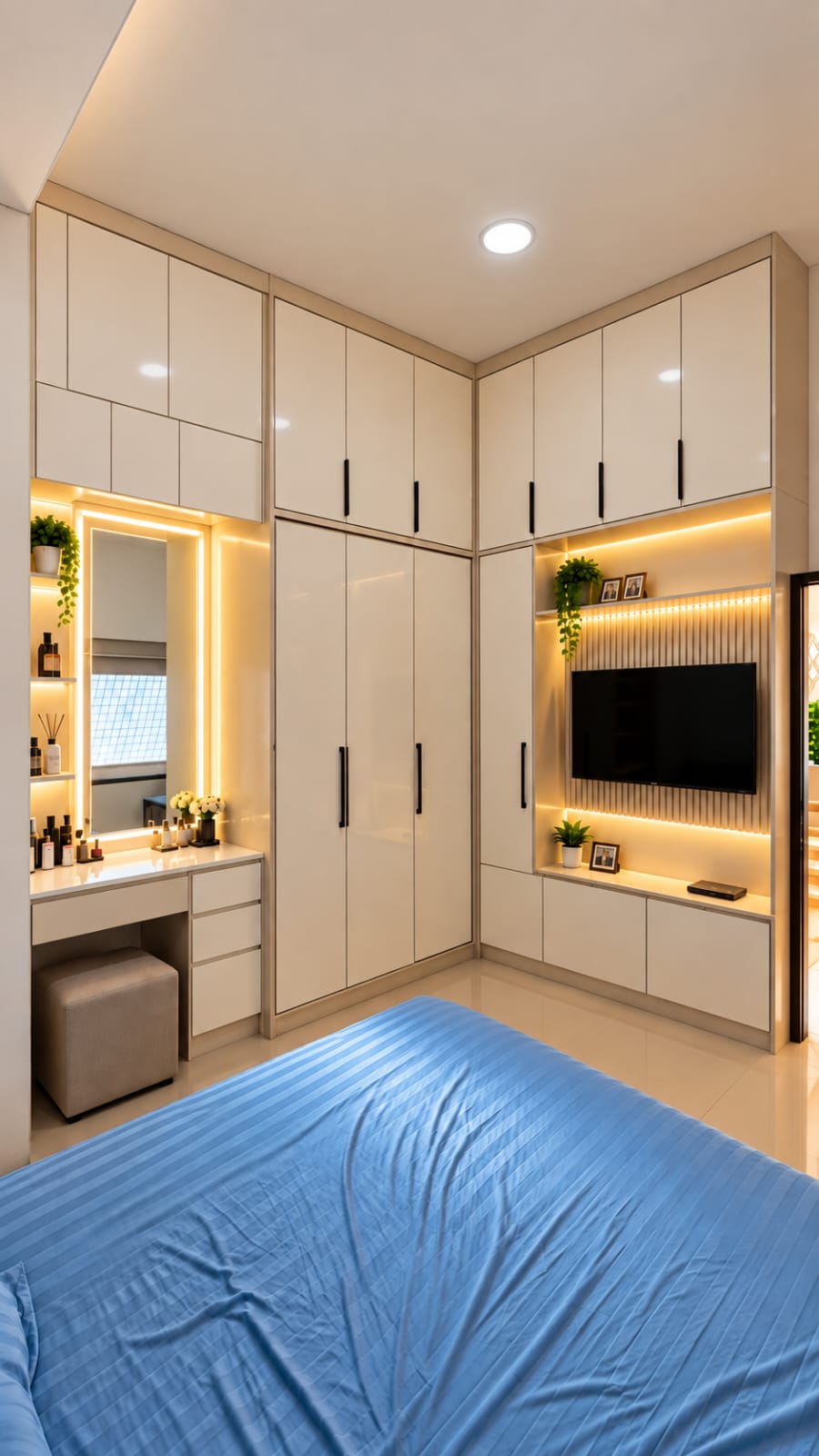 lemari kamar set minimalis